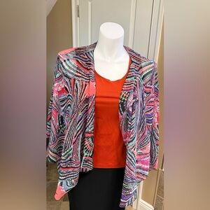 Multi colored cover up